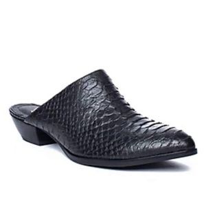 Matisse Clover Leather Mules 8 EUC